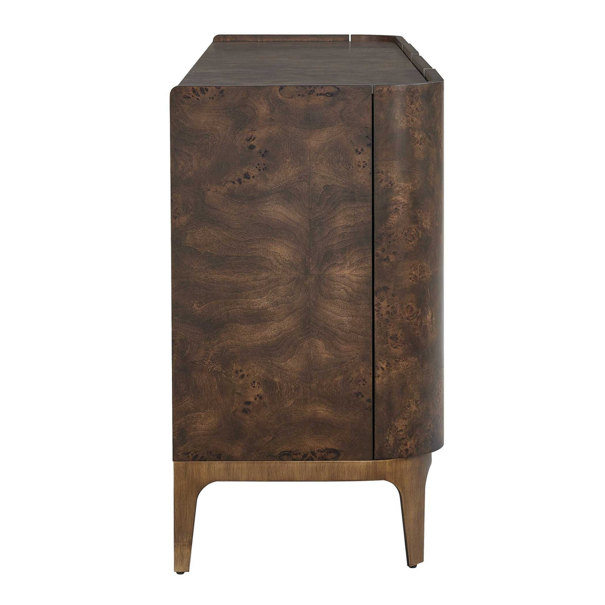 Melbourne Mappa Burl 4 Door Cabinet Cabinets & Chests| Uttermost