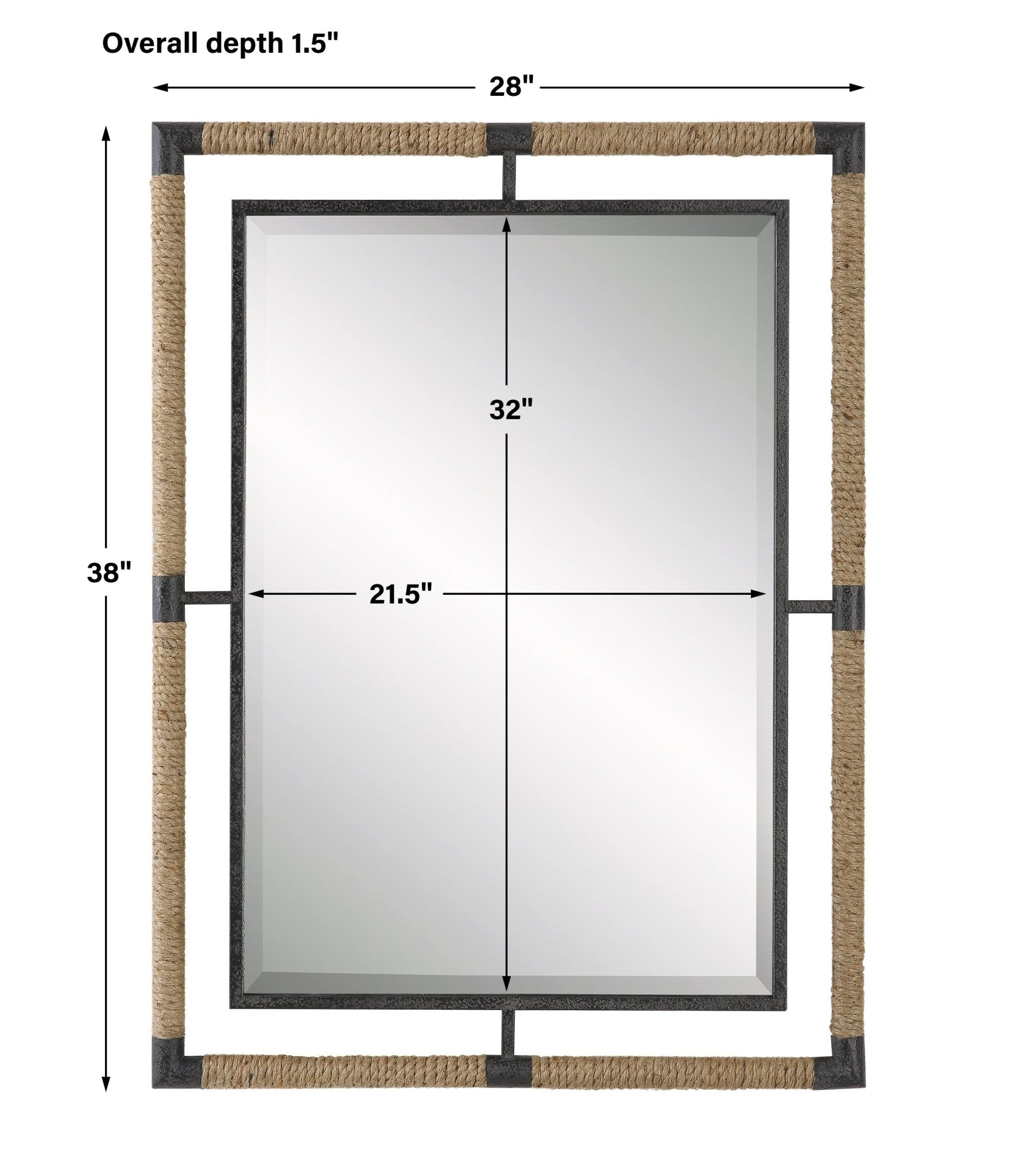 Melville Mirror Mirrors| Uttermost