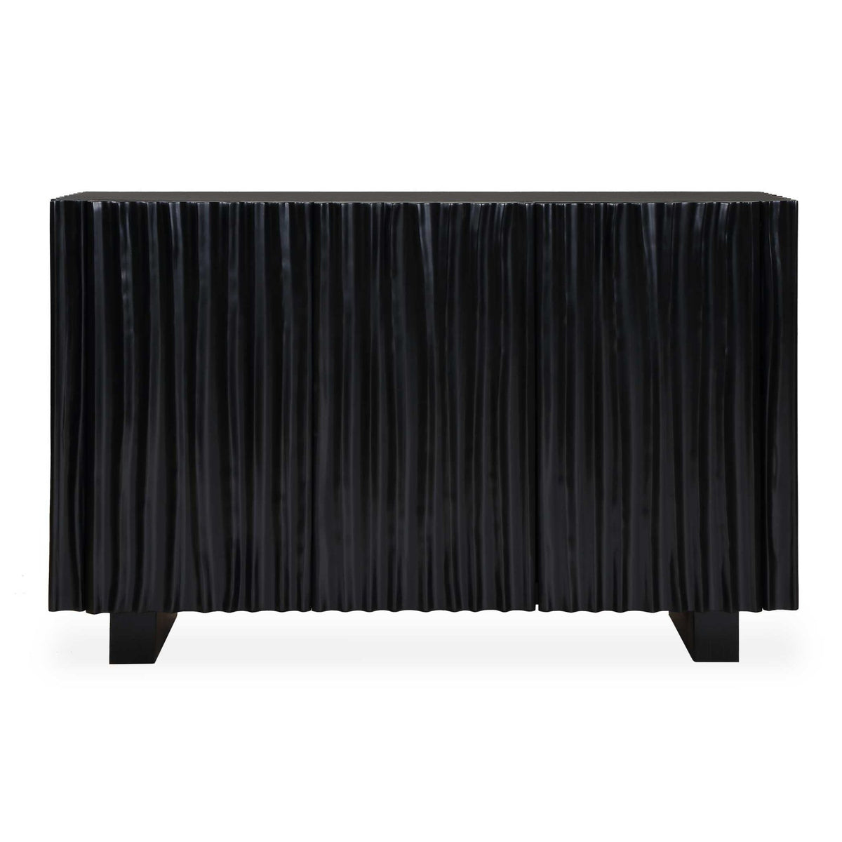 Mercado Black 3 Door Cabinet Cabinets & Chests| Uttermost