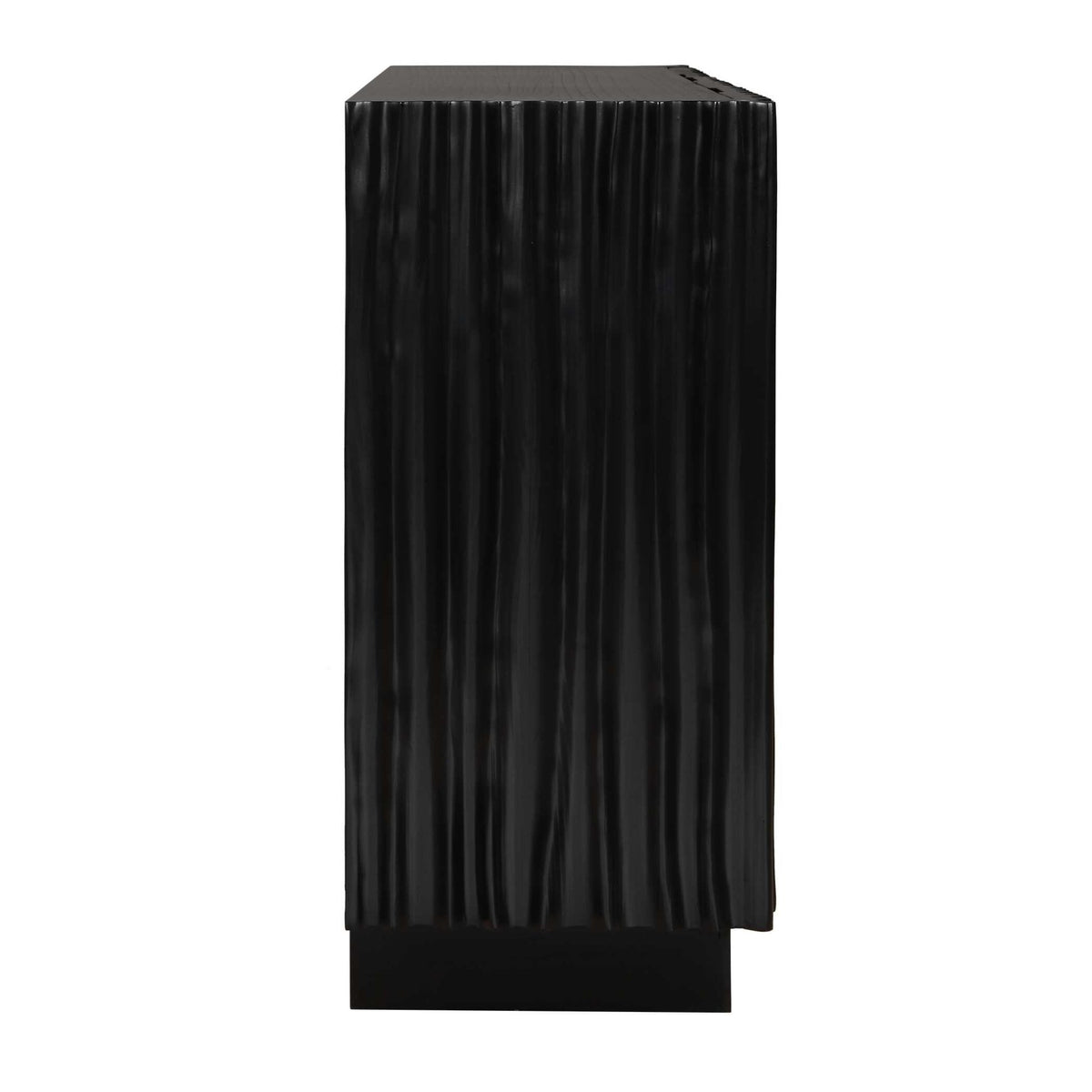 Mercado Black 3 Door Cabinet Cabinets & Chests| Uttermost