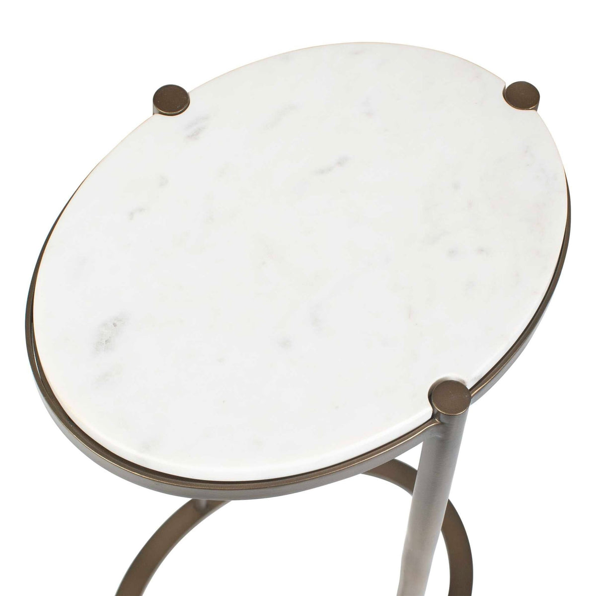 Mercier Round Marble Accent Table Accent & End Tables| Uttermost