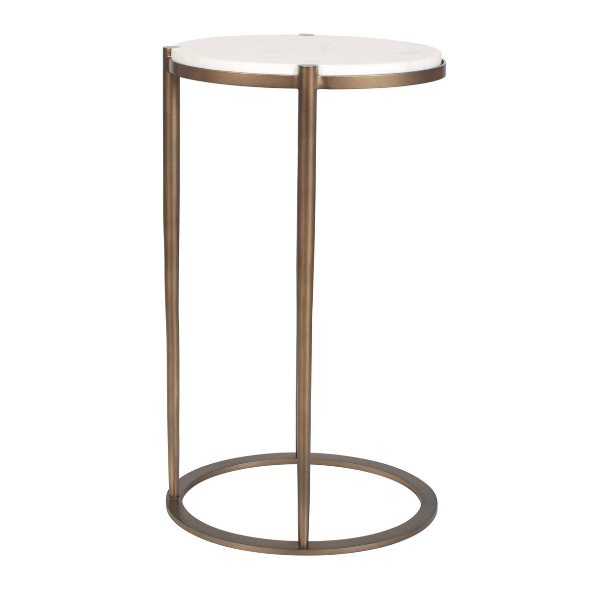 Mercier Round Marble Accent Table Accent & End Tables| Uttermost