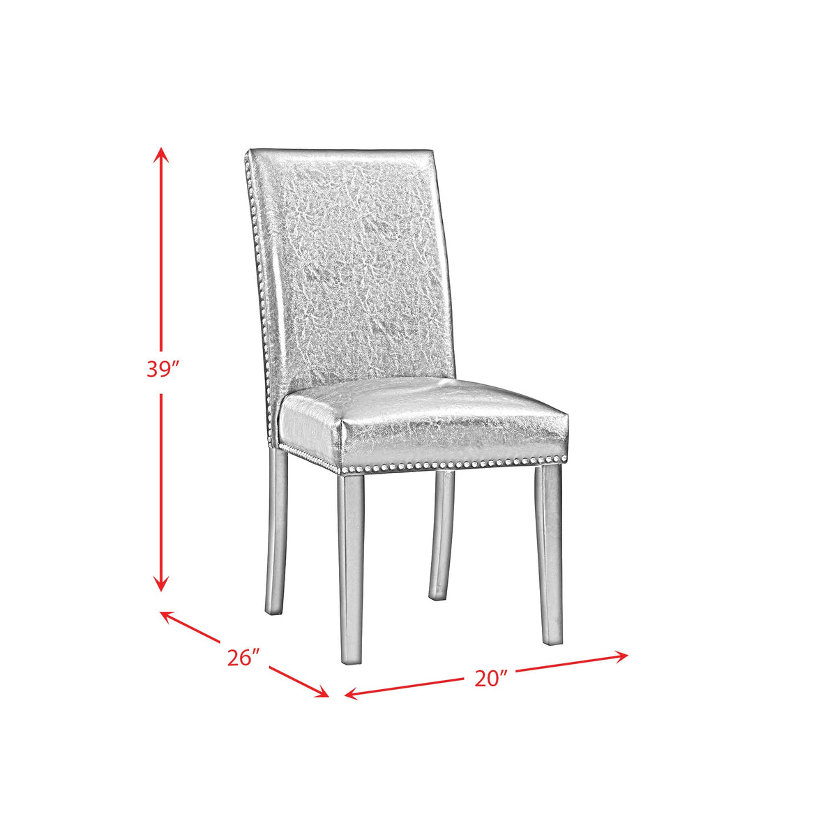 Meridian Dining Side Chair Grey (2 Per Pack) Dining Chairs| Roots Furniture