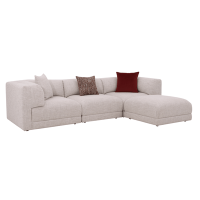 Meryl Beige Sectional - Al Rugaib Furniture