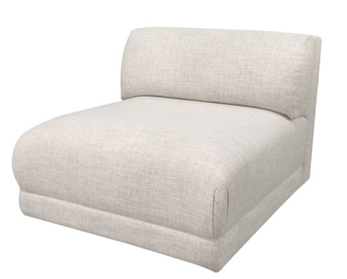 Meryl Beige Sectional Armless (94cm) Sectionals| AlRugaib Furniture