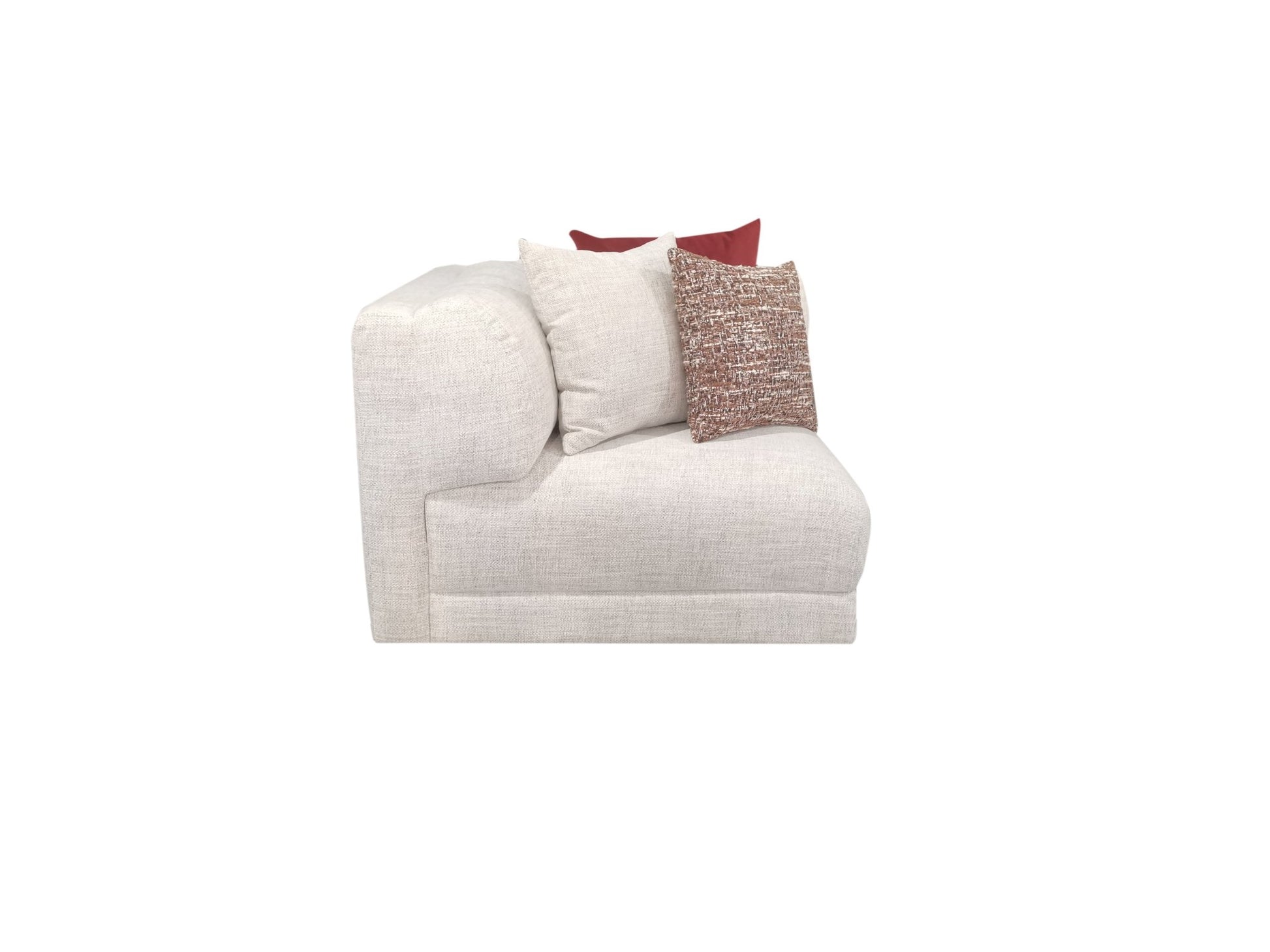 Meryl Beige Sectional Corner (107cm) Sectionals| AlRugaib Furniture