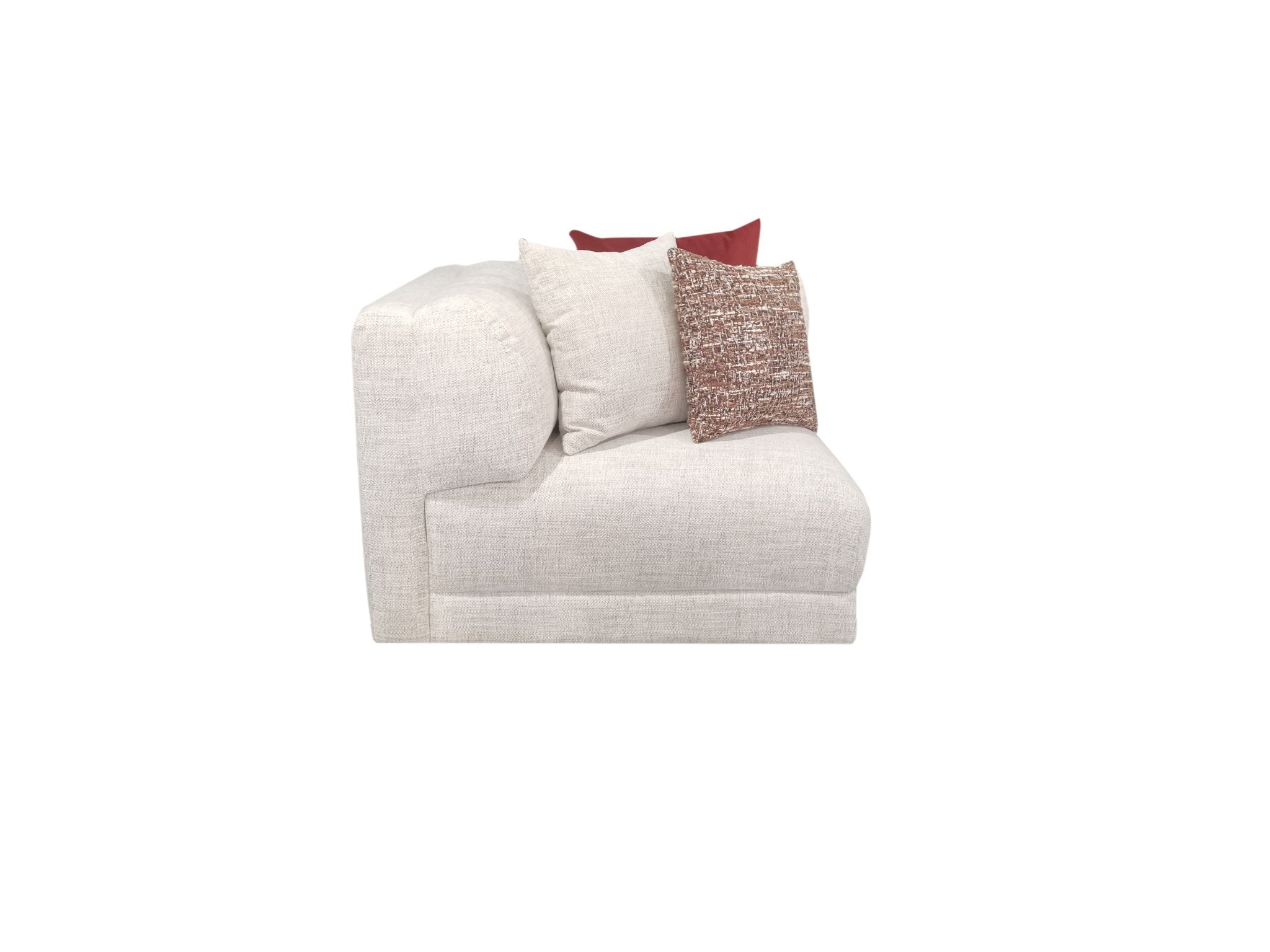 Meryl Beige Sectional Corner (107cm) Sectionals| AlRugaib Furniture