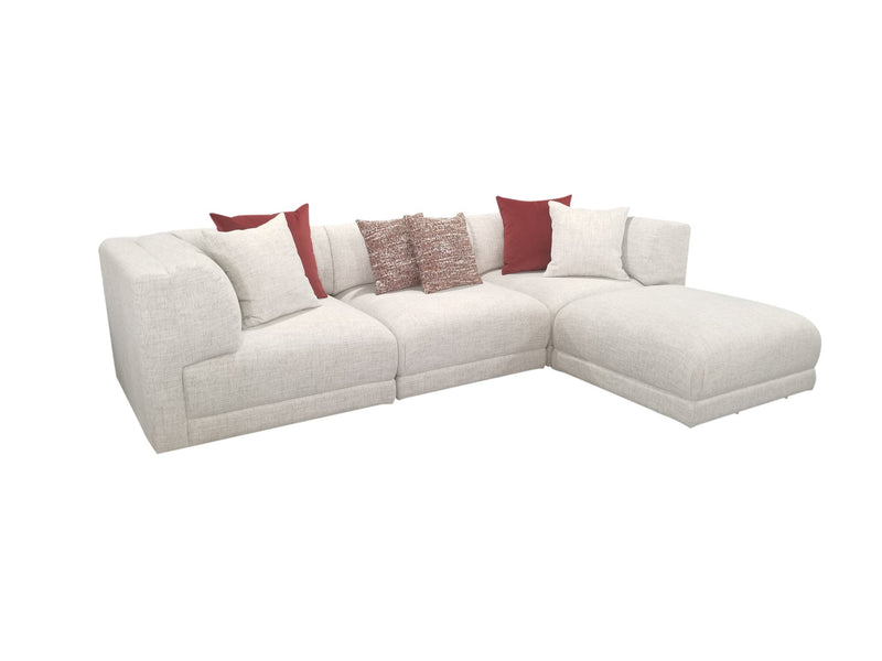 Meryl Beige Sectional Corner (107cm) - Al Rugaib Furniture