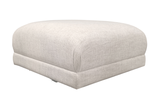 Meryl Beige Sectional Ottoman (107cm) - Al Rugaib Furniture
