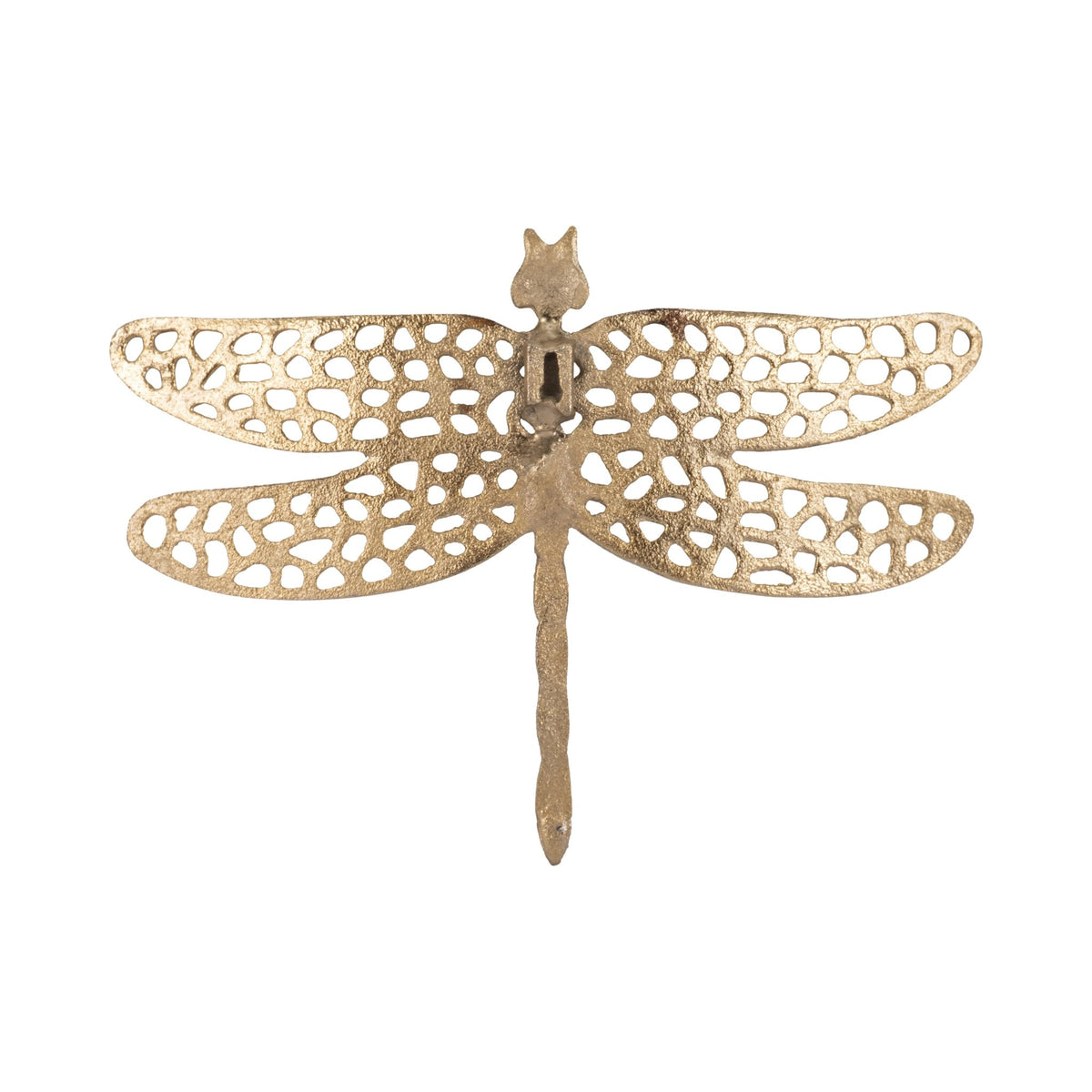 Metal, 10" Dragonfly W/ Cutouts , Gold Table Decors| Sagebrook Home