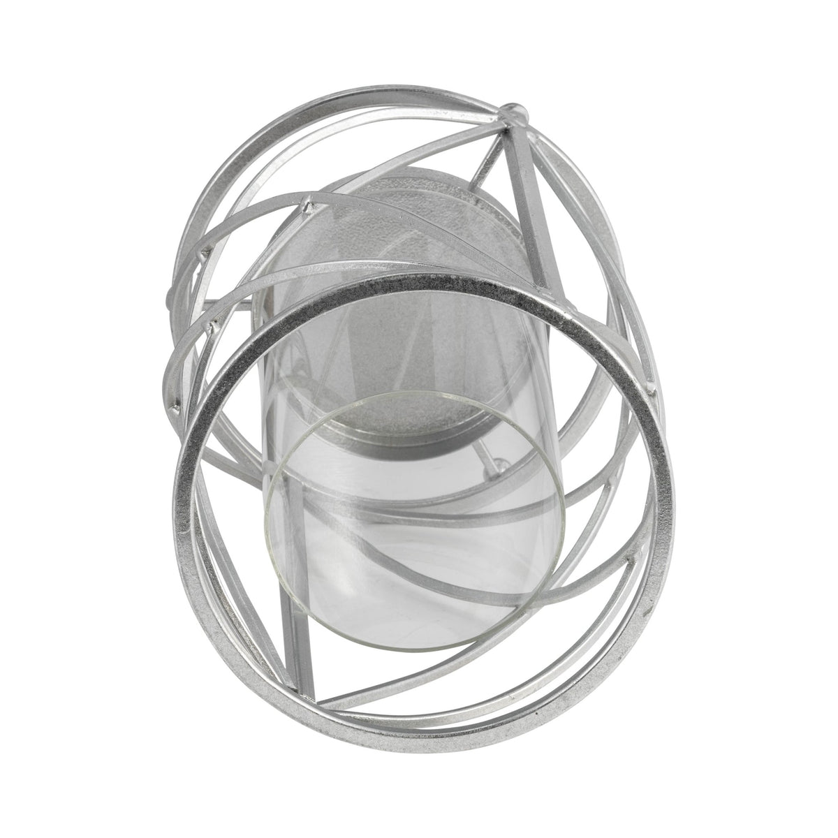 METAL 10.25" TABLE TOP DECOR,SILVER Candle Holders| Sagebrook Home