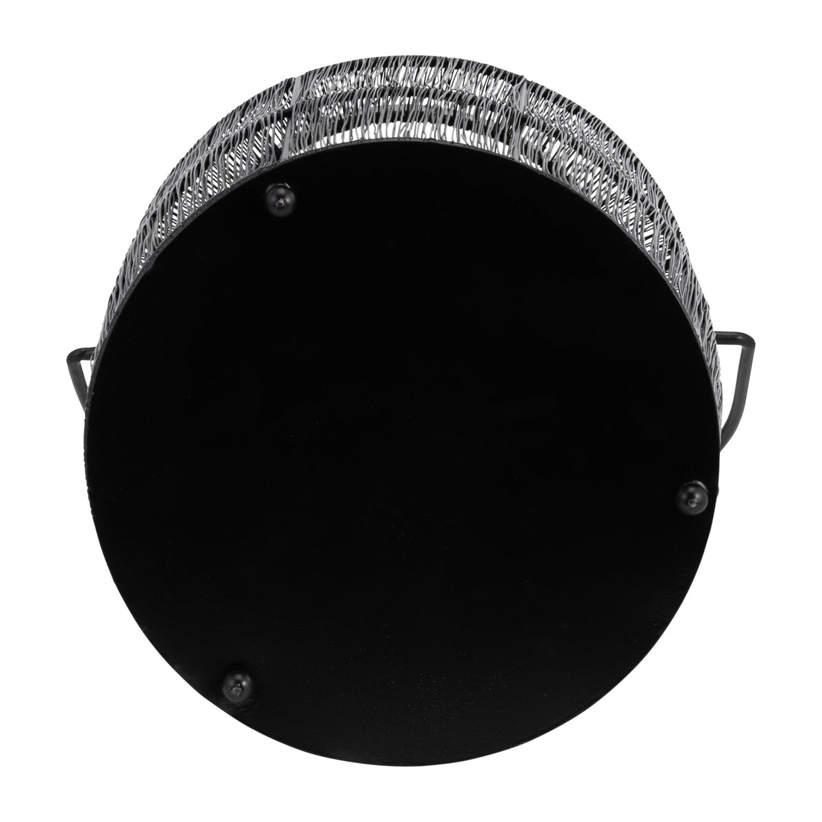 METAL 10.25" WIRE LANTERN, BLACK Candle Holders| Sagebrook Home
