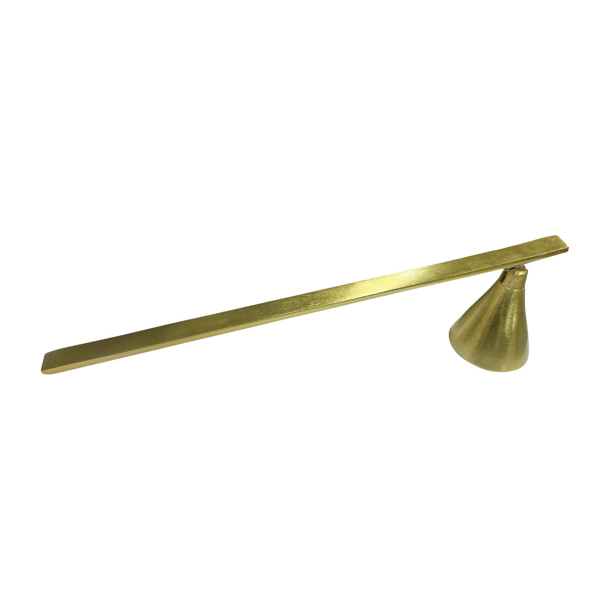 METAL, 11" CONE CANDLE SNUFFER, GOLD Candle Holders| Sagebrook Home