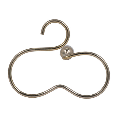 METAL, 11" SQUIGGLY BASE TAPER CANDLEHOLDER, GOLD - Al Rugaib Furniture