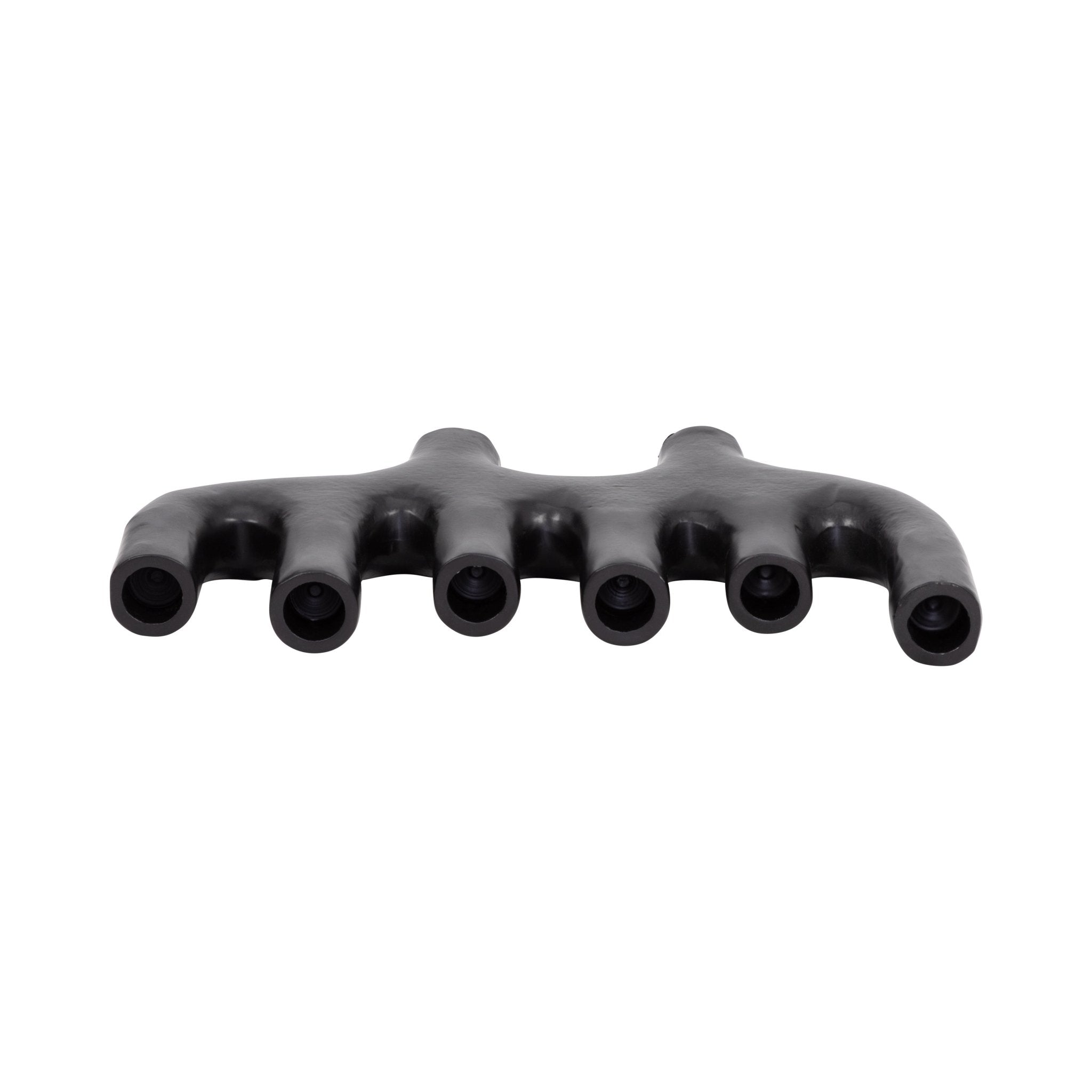 METAL, 13" 6 TAPER CANDELABRA, BLACK Candle Holders| Sagebrook Home