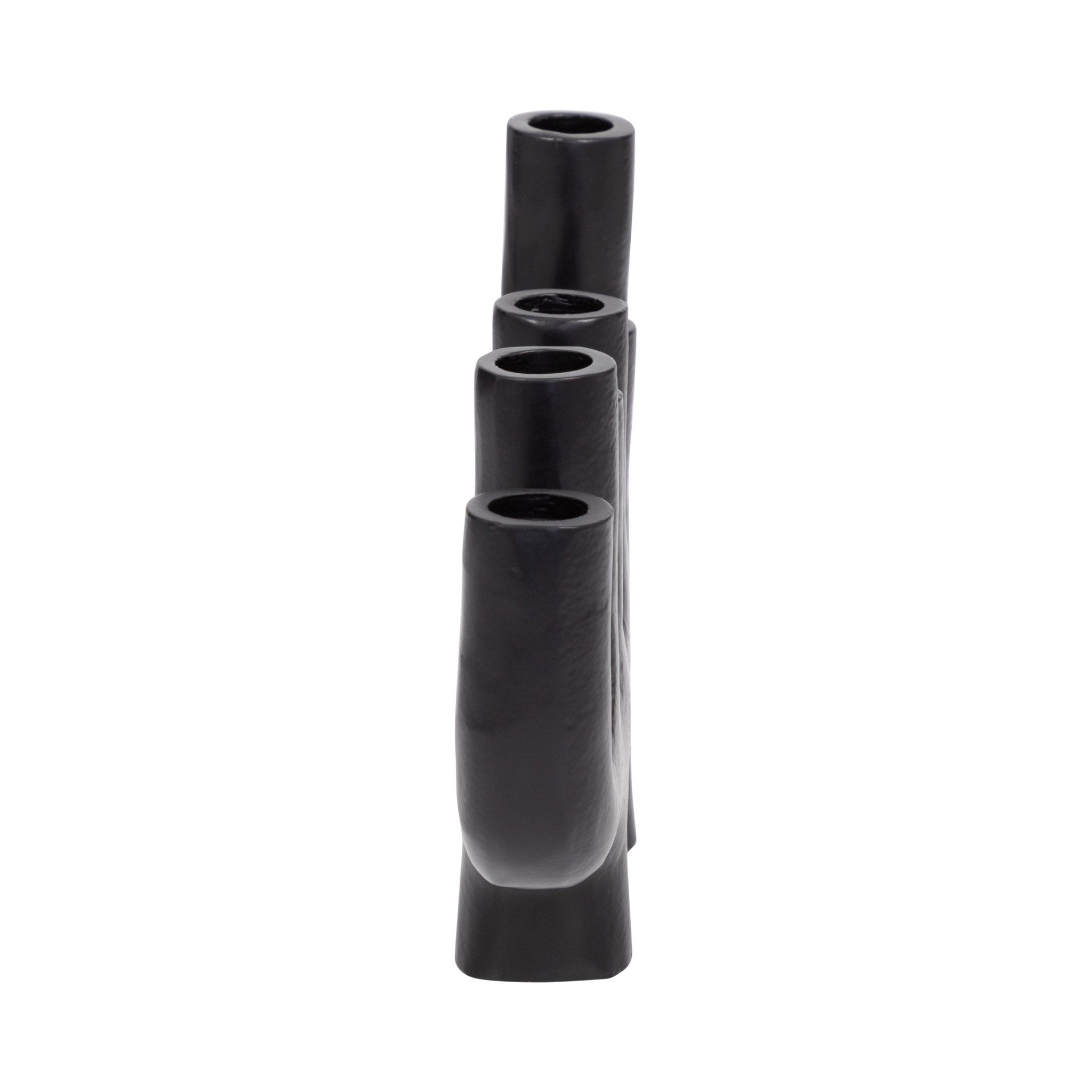 METAL, 13" 6 TAPER CANDELABRA, BLACK Candle Holders| Sagebrook Home