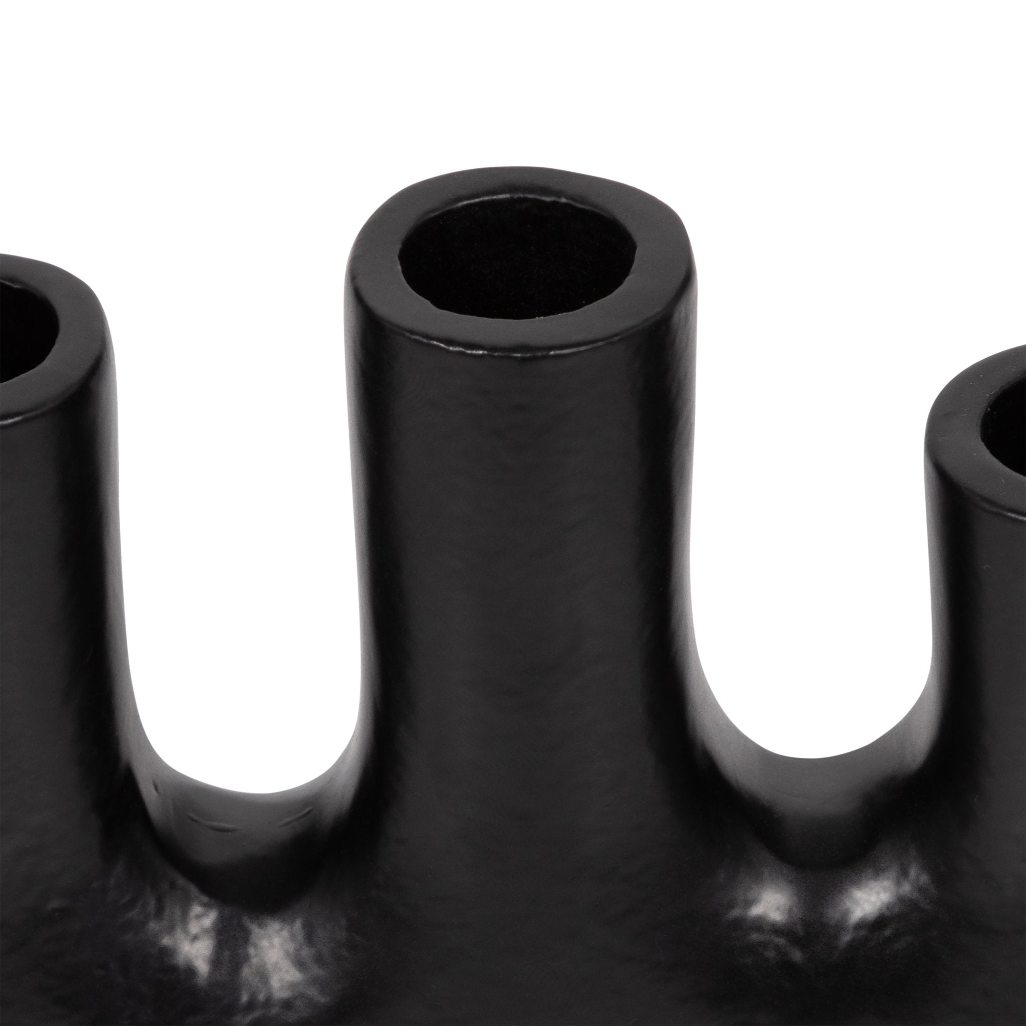 METAL, 13" 6 TAPER CANDELABRA, BLACK Candle Holders| Sagebrook Home