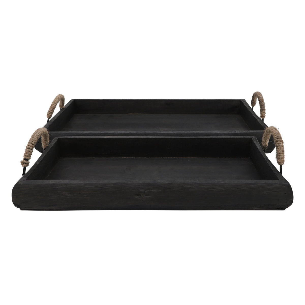 METAL, 13" MAPLE LEAF TRAY, SILVER Tray| Sagebrook Home