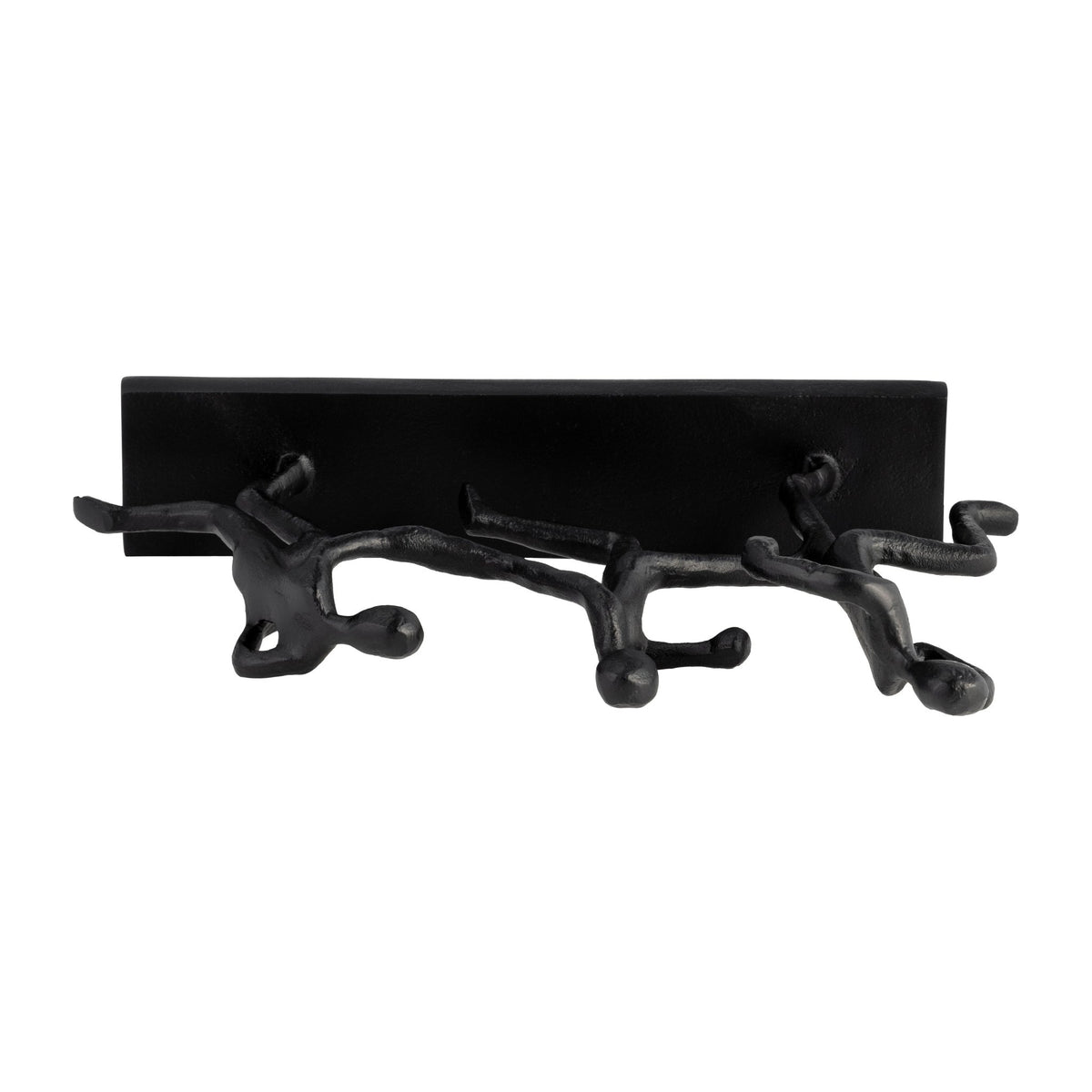 METAL, 13"L 3-MAN RUNNING, BLACK Table Decors| Sagebrook Home