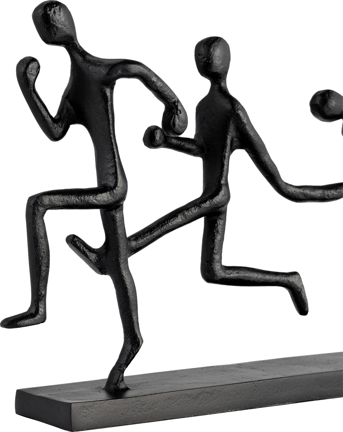 METAL, 13"L 3-MAN RUNNING, BLACK Table Decors| Sagebrook Home