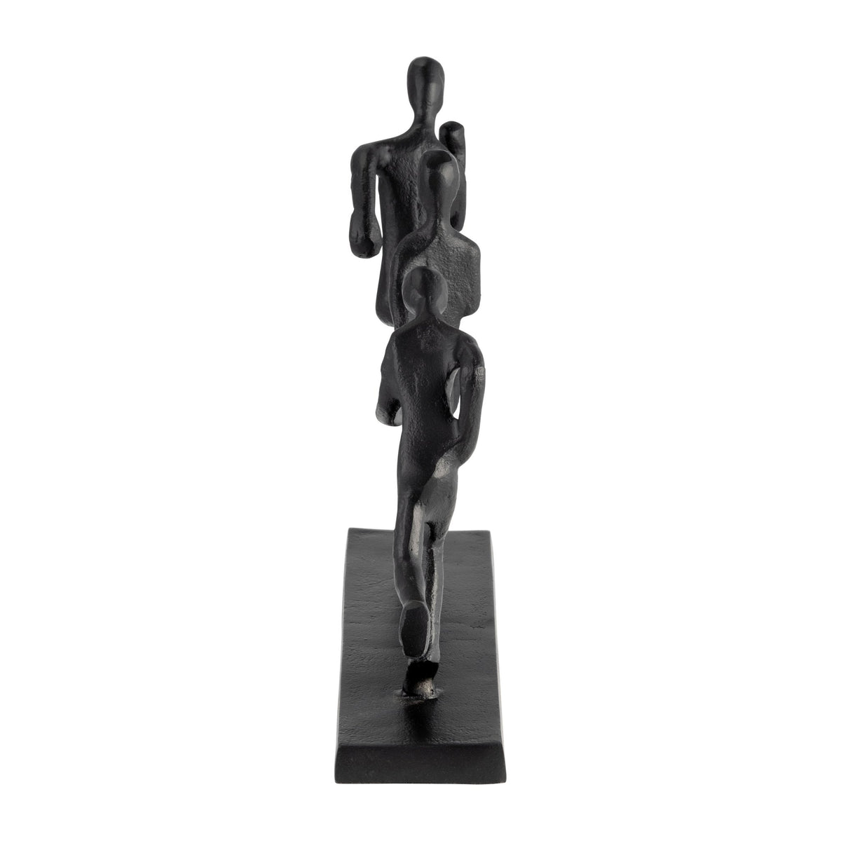 METAL, 13"L 3-MAN RUNNING, BLACK Table Decors| Sagebrook Home