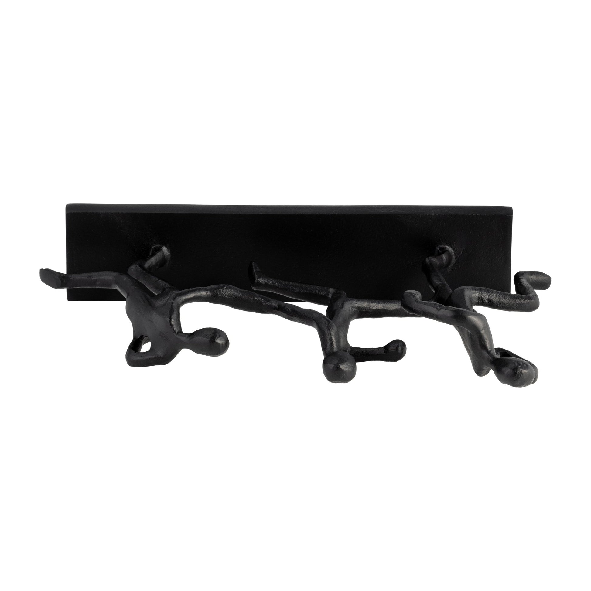 METAL, 13"L 3-MAN RUNNING, BLACK Table Decors| Sagebrook Home