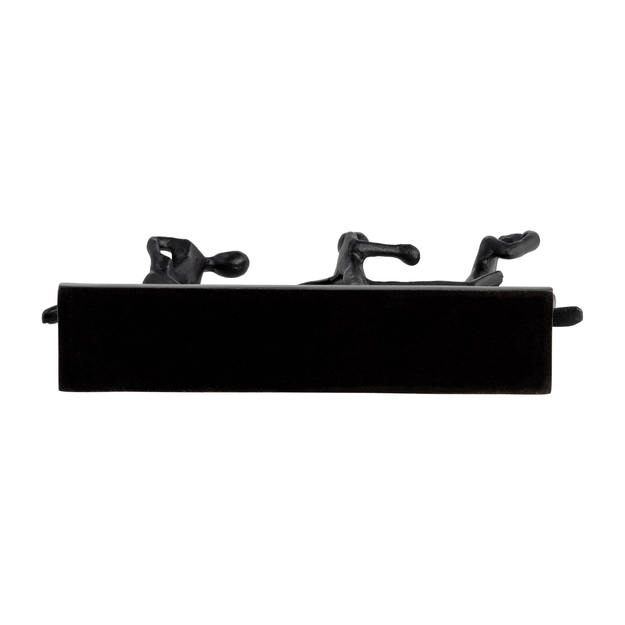 METAL, 13"L 3-MAN RUNNING, BLACK Table Decors| Sagebrook Home