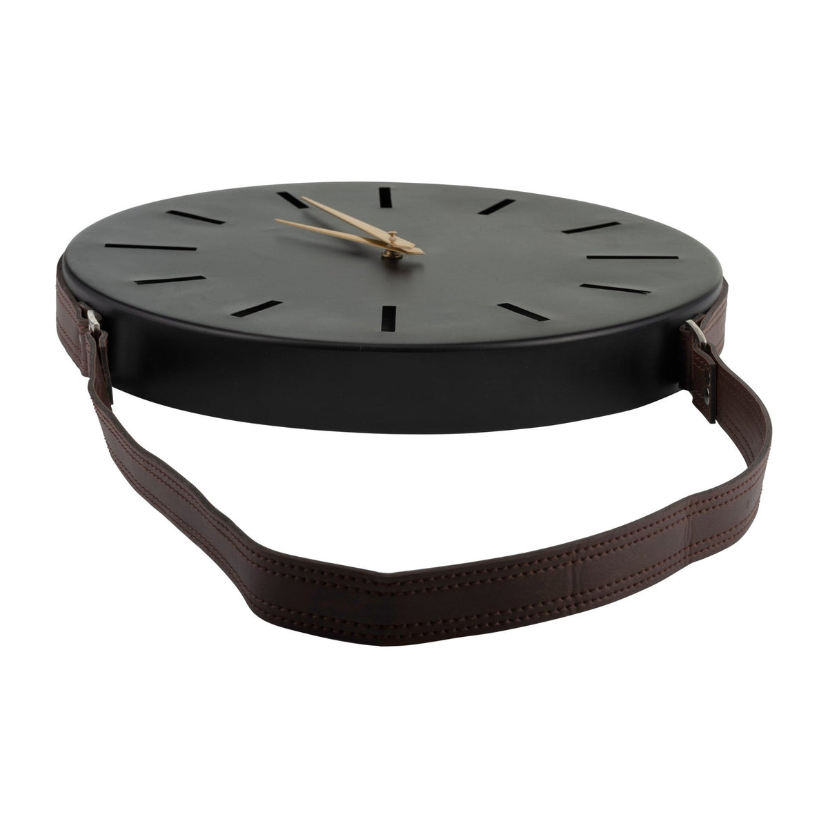 METAL, 14" WALL CLOCK, BLACK Clocks| Sagebrook Home