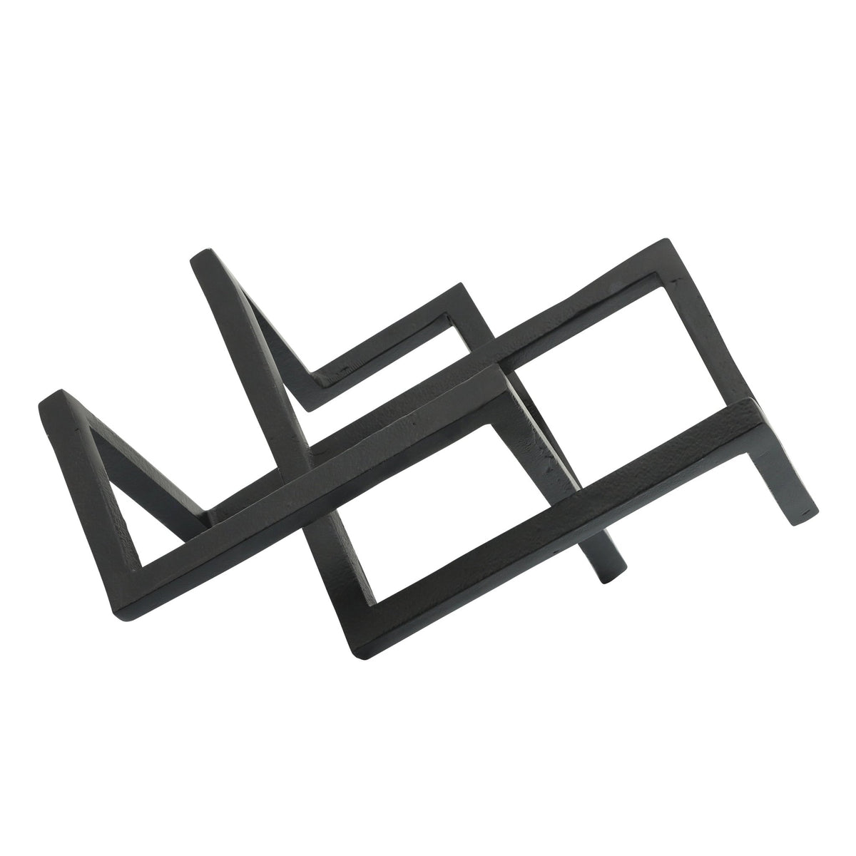 METAL 15" GEOMETRIC DECOR, BLACK Table Decors| Sagebrook Home