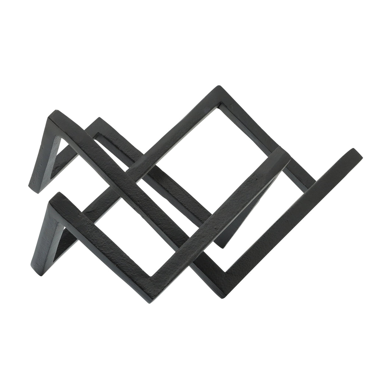 METAL 15" GEOMETRIC DECOR, BLACK Table Decors| Sagebrook Home