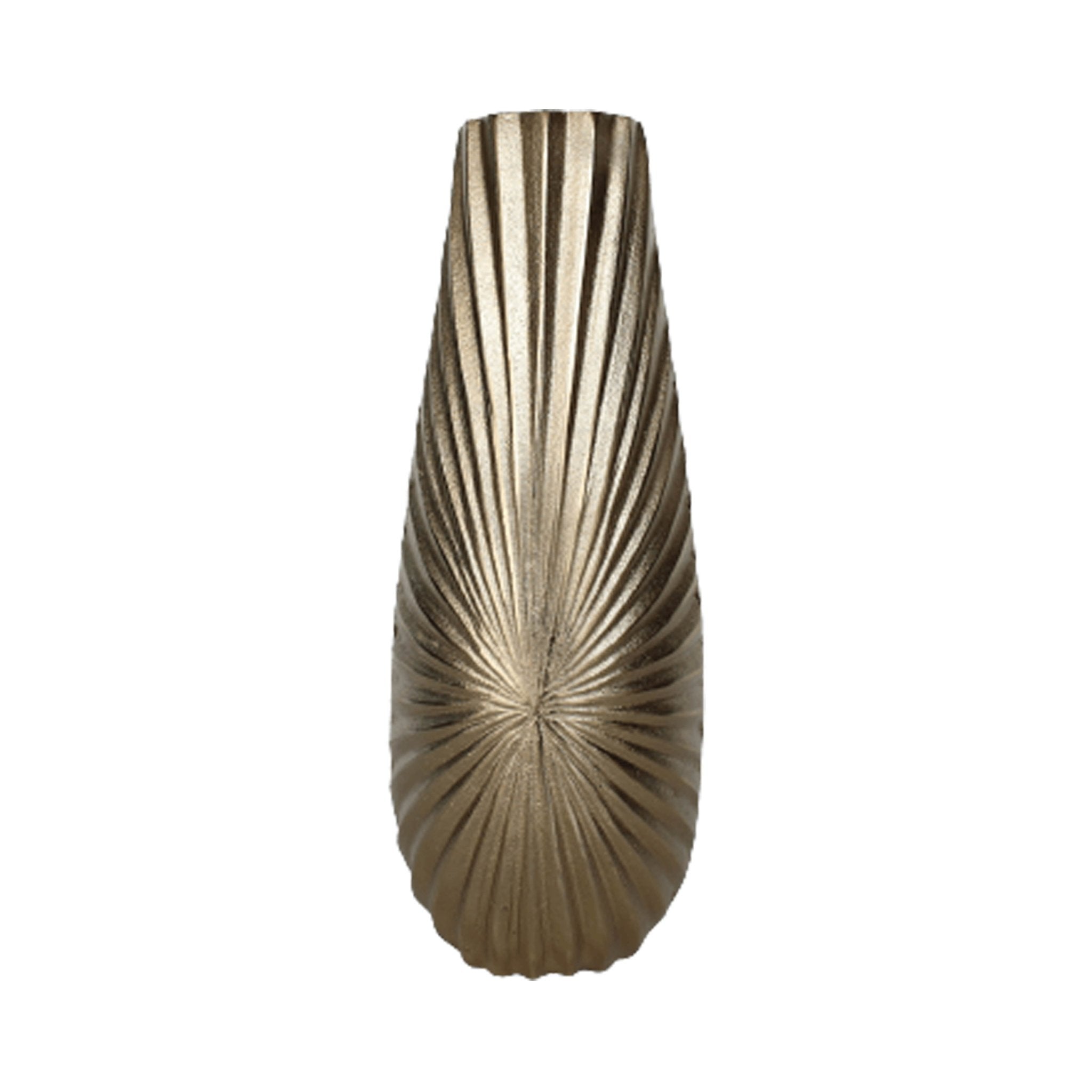 METAL, 16" BURST VASE, CHAMPAGNE Vases and Jars| Sagebrook Home
