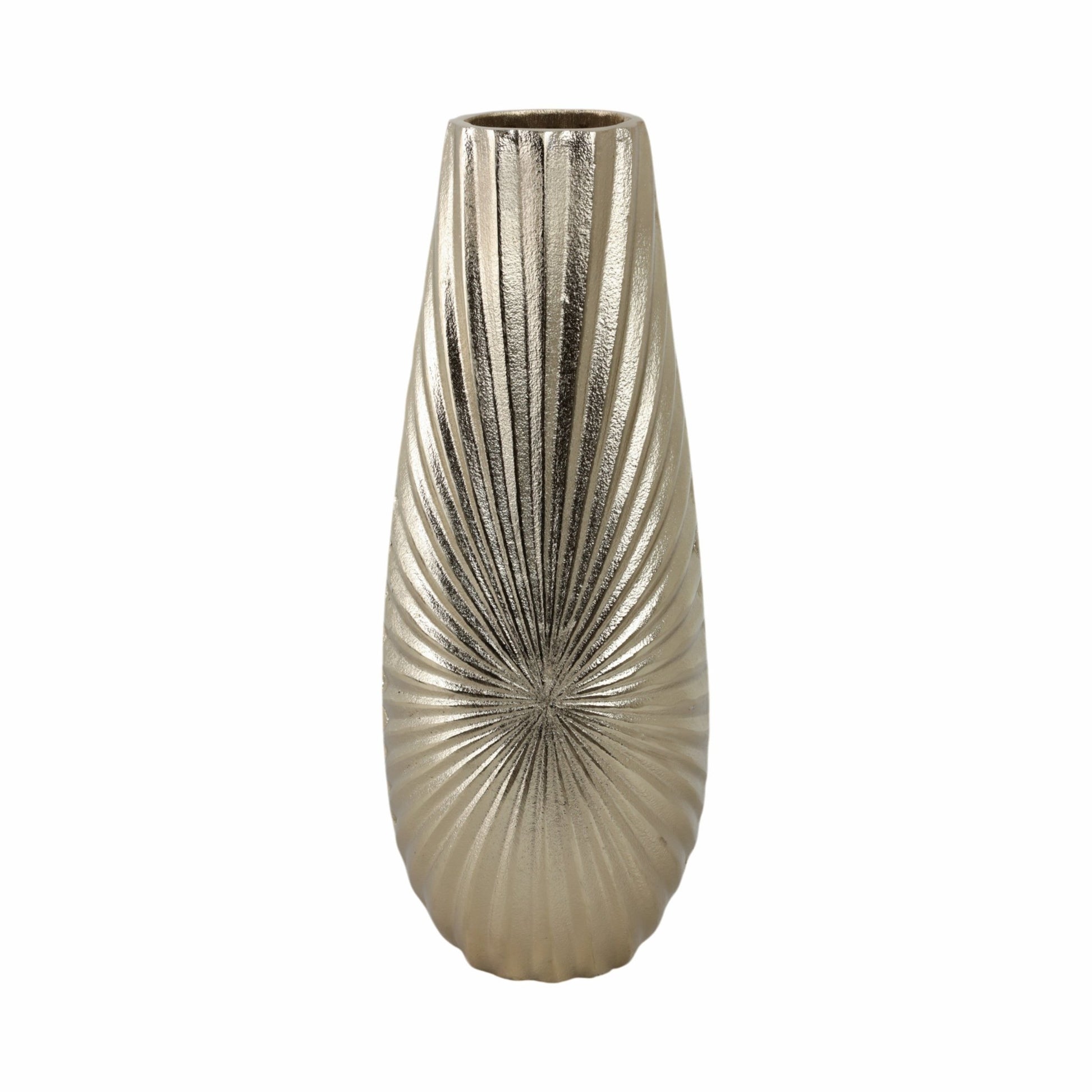 METAL, 16" BURST VASE, CHAMPAGNE Vases and Jars| Sagebrook Home