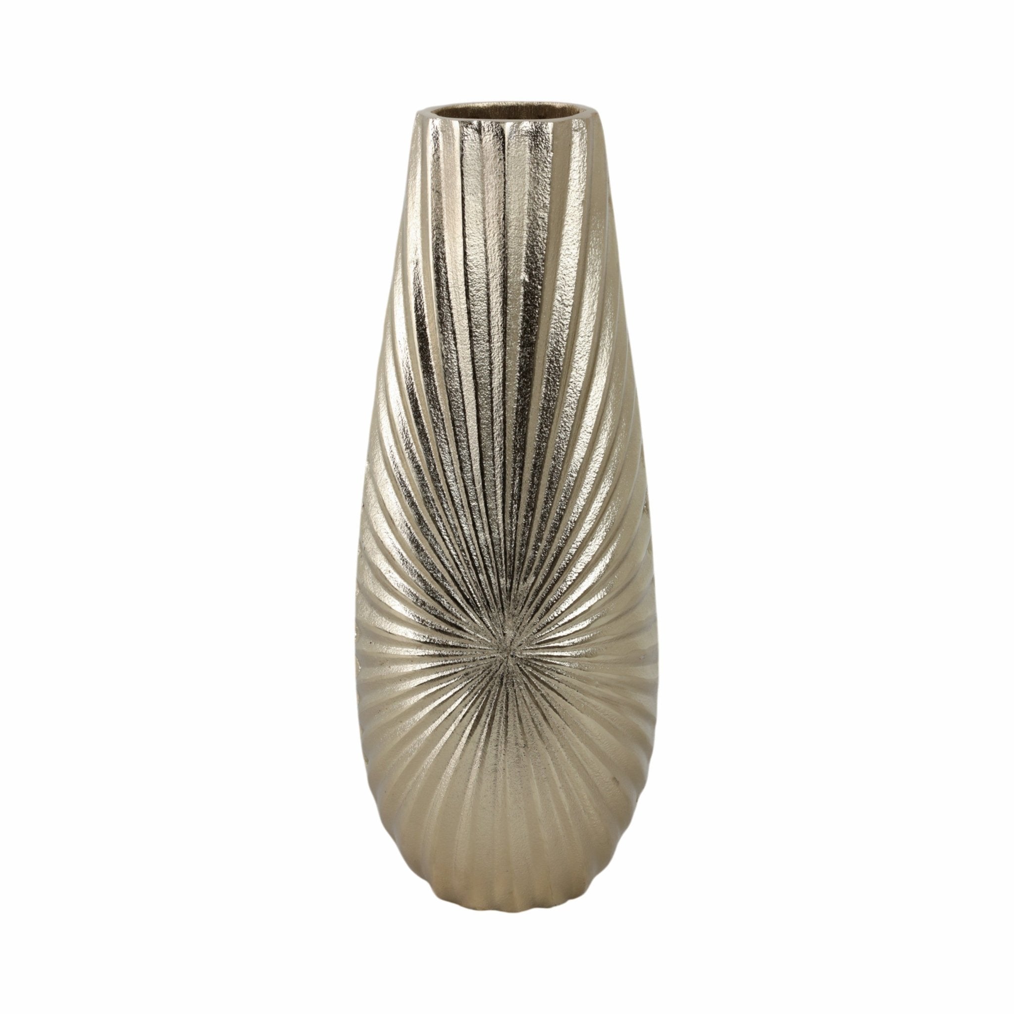METAL, 16" BURST VASE, CHAMPAGNE Vases and Jars| Sagebrook Home