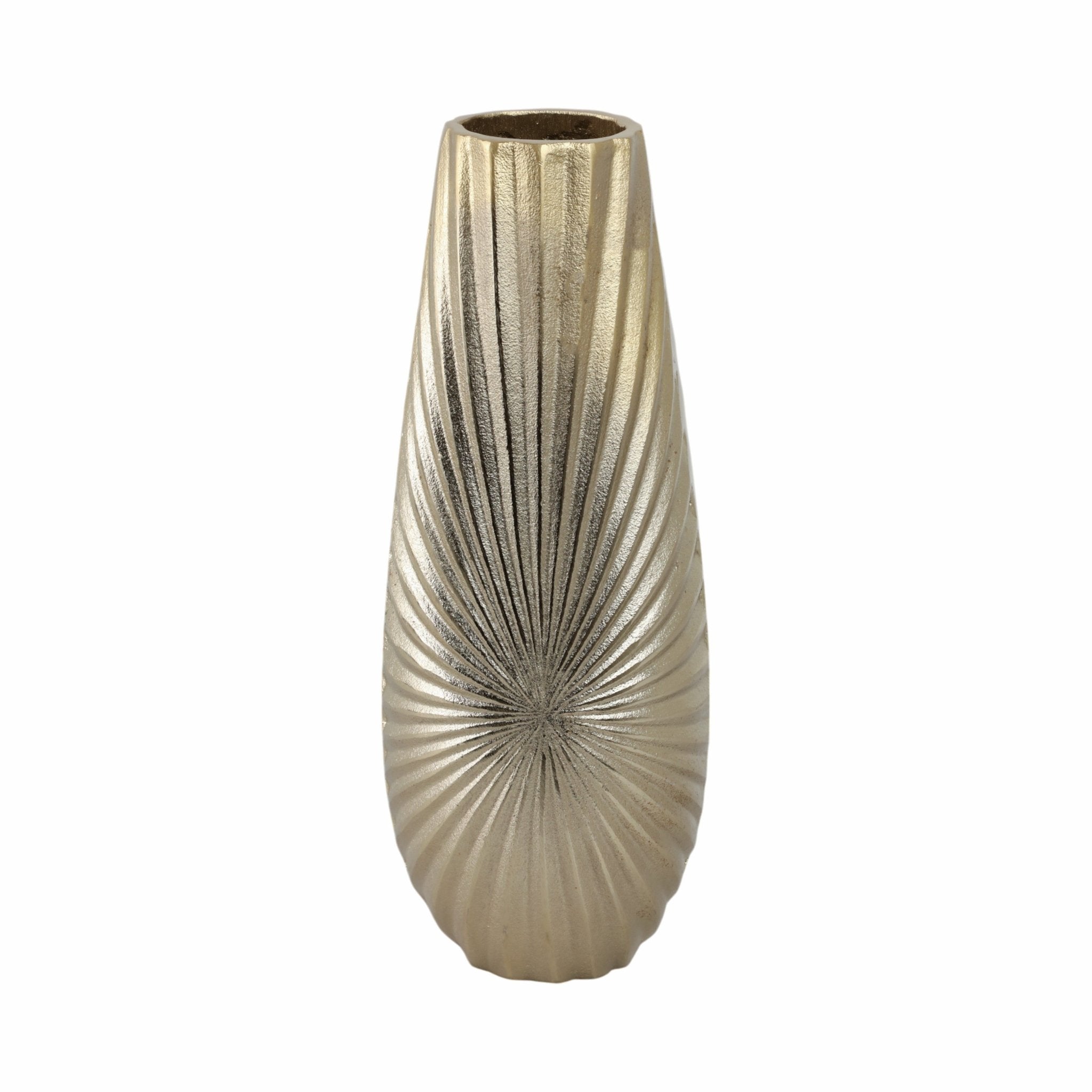 METAL, 16" BURST VASE, CHAMPAGNE Vases and Jars| Sagebrook Home
