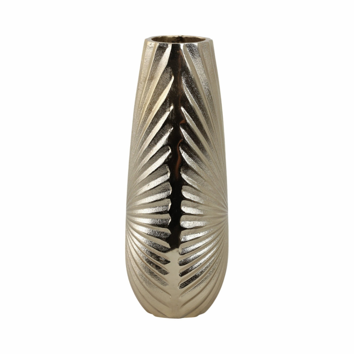 METAL, 16" BURST VASE, CHAMPAGNE Vases and Jars| Sagebrook Home