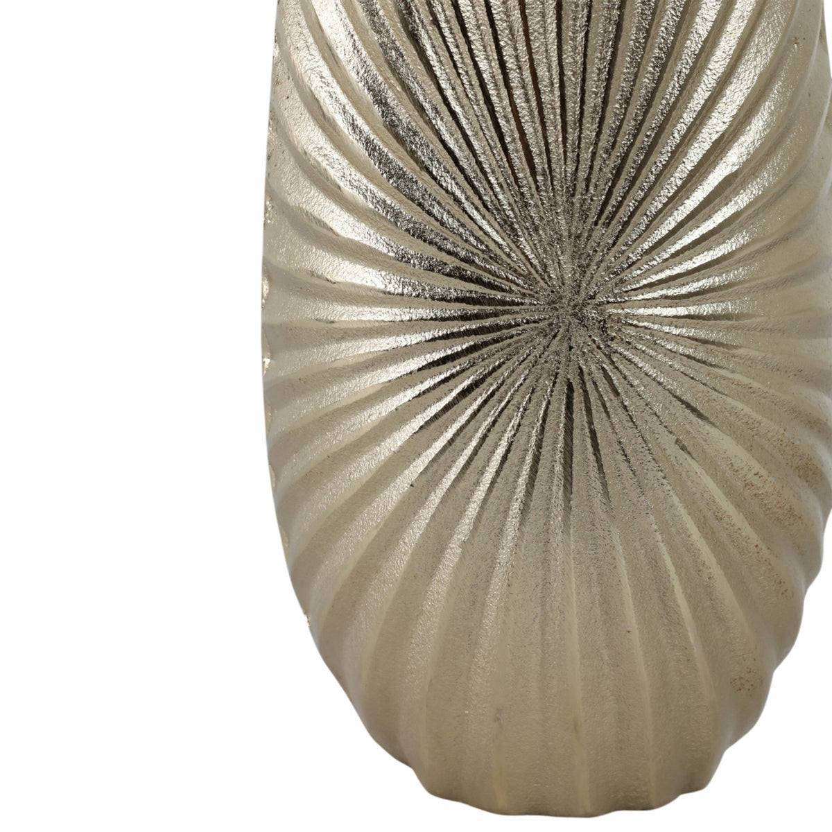 METAL, 16" BURST VASE, CHAMPAGNE Vases and Jars| Sagebrook Home