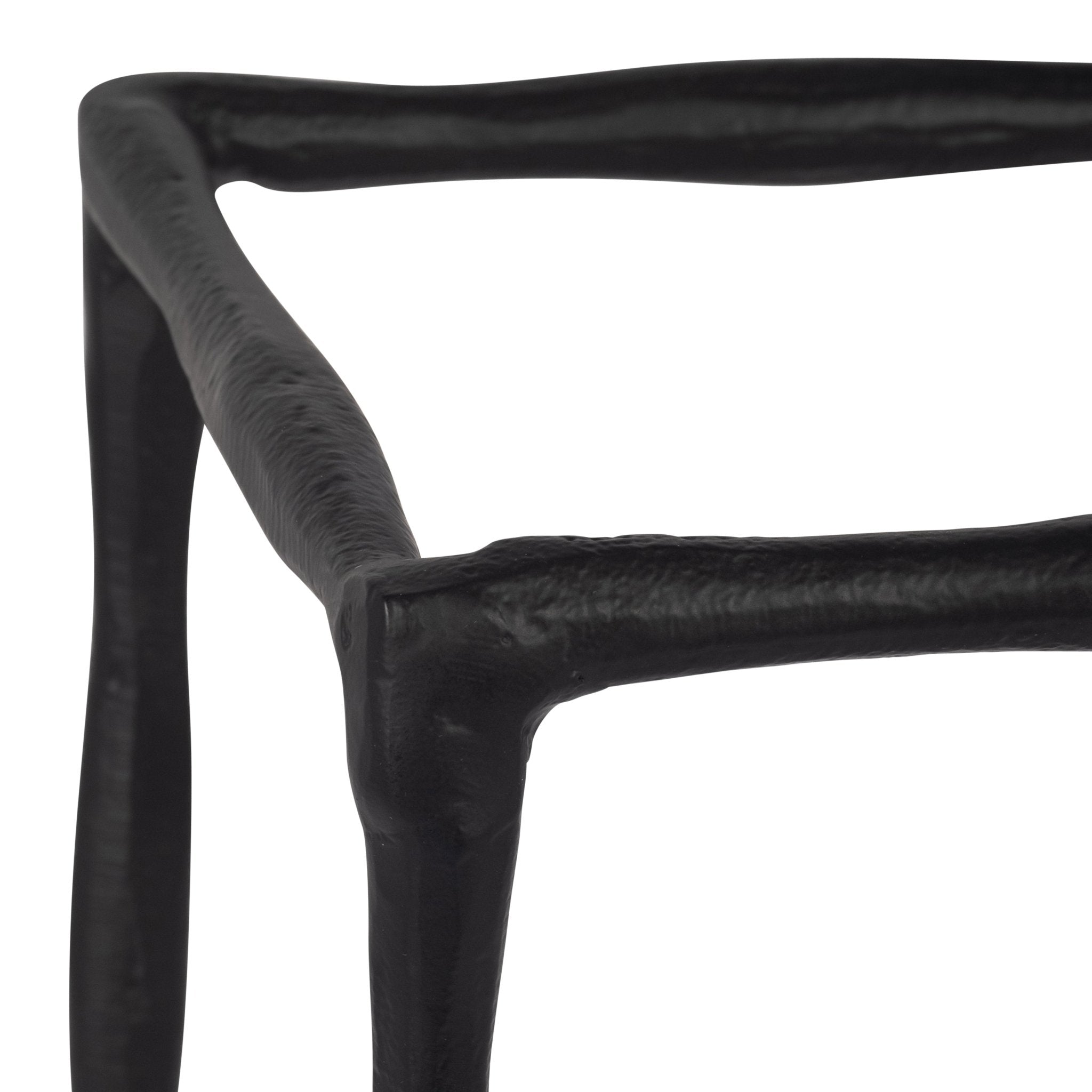 METAL, 16" OPEN SQUARE HURRICANE HOLDER, BLACK Table Decors| Sagebrook Home