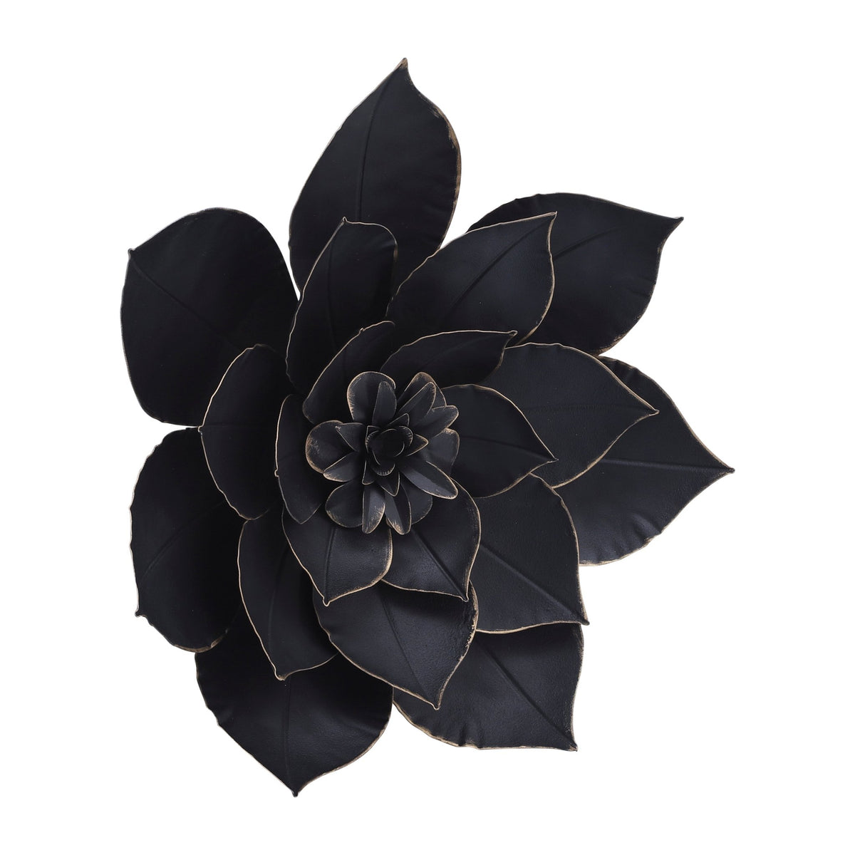 METAL 17" MULTI-LAYER FLOWER WALL DE Wall Decors| Sagebrook Home