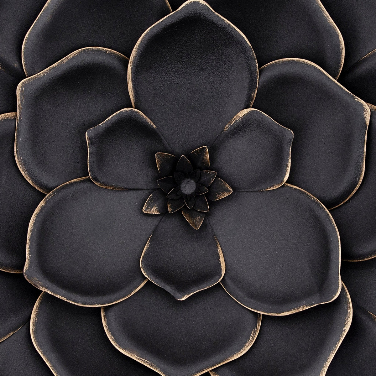 METAL 17" MULTI-LAYER FLOWER WALL DE Wall Decors| Sagebrook Home