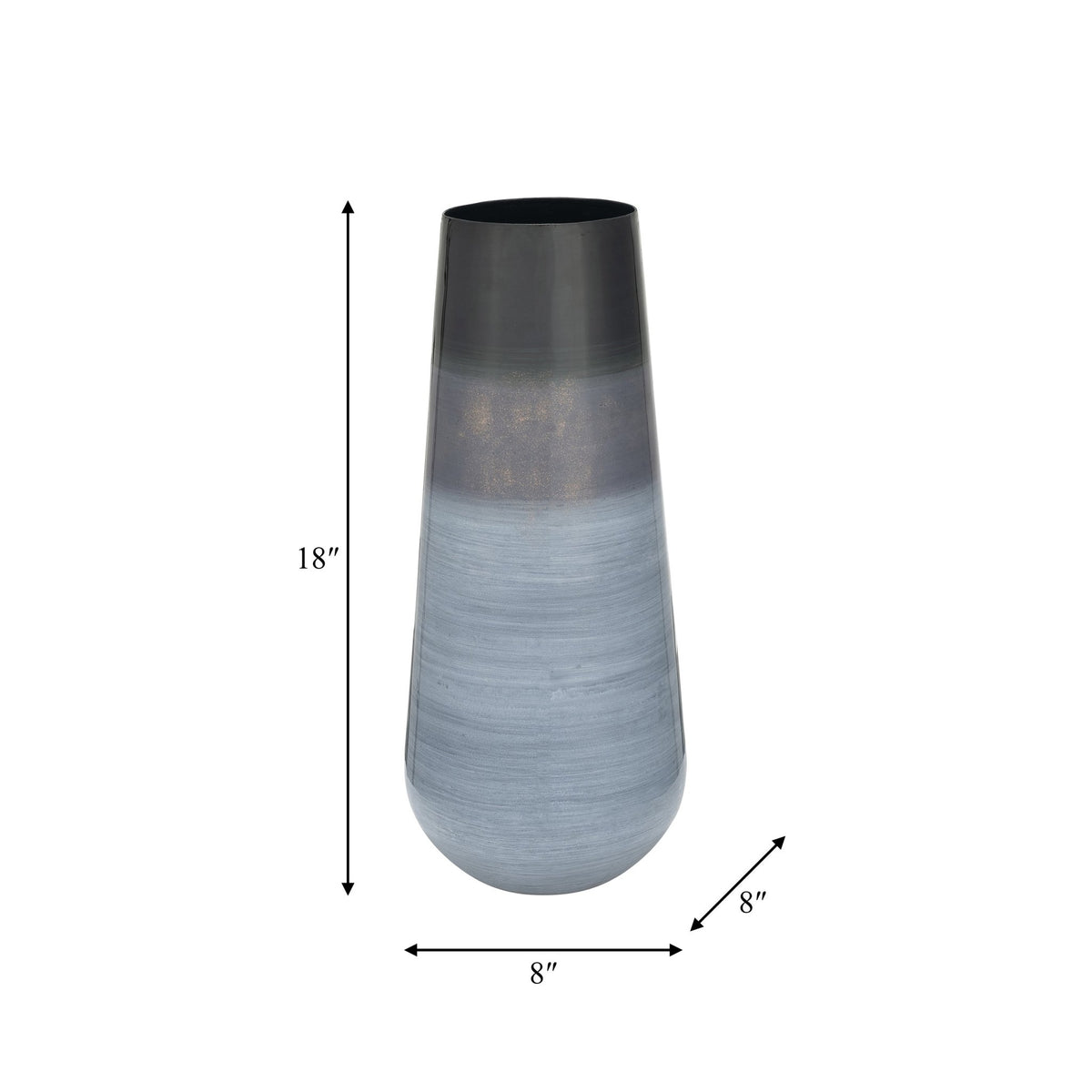 METAL 18"H ALABASTRON VASE, MULTI Vases and Jars| Sagebrook Home