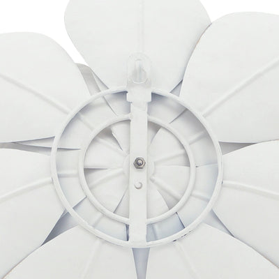 METAL 19" LOTUS WALL DECO, WHITE/GOLD - Al Rugaib Furniture