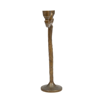 METAL, 2 TAPER CANDELABRA, GOLD - Al Rugaib Furniture