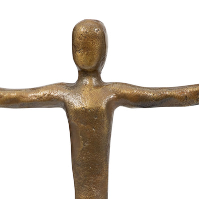 METAL, 2 TAPER CANDELABRA, GOLD - Al Rugaib Furniture