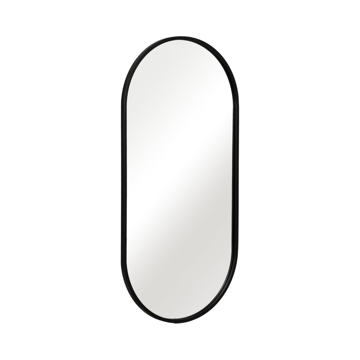 METAL, 20X40 CAPSULE MIRROR, BLACK Mirrors| Sagebrook Home