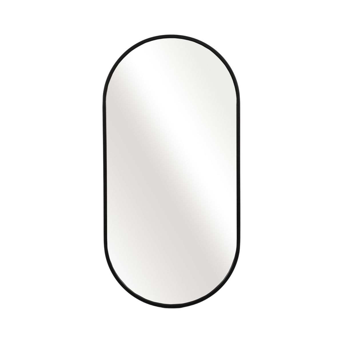 METAL, 20X40 CAPSULE MIRROR, BLACK Mirrors| Sagebrook Home