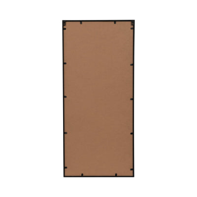 METAL, 20X43 WINDOWPANE MIRROR, BLACK - Al Rugaib Furniture