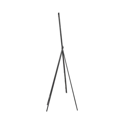 METAL, 21X69 FLOOR MIRROR ON STAND, BLACK - Al Rugaib Furniture