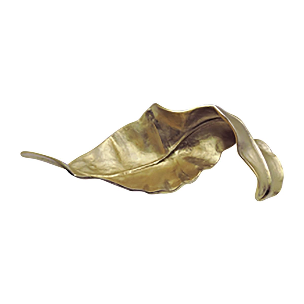 METAL 22" CURLED LEAF, GOLD Table Decors| Sagebrook Home