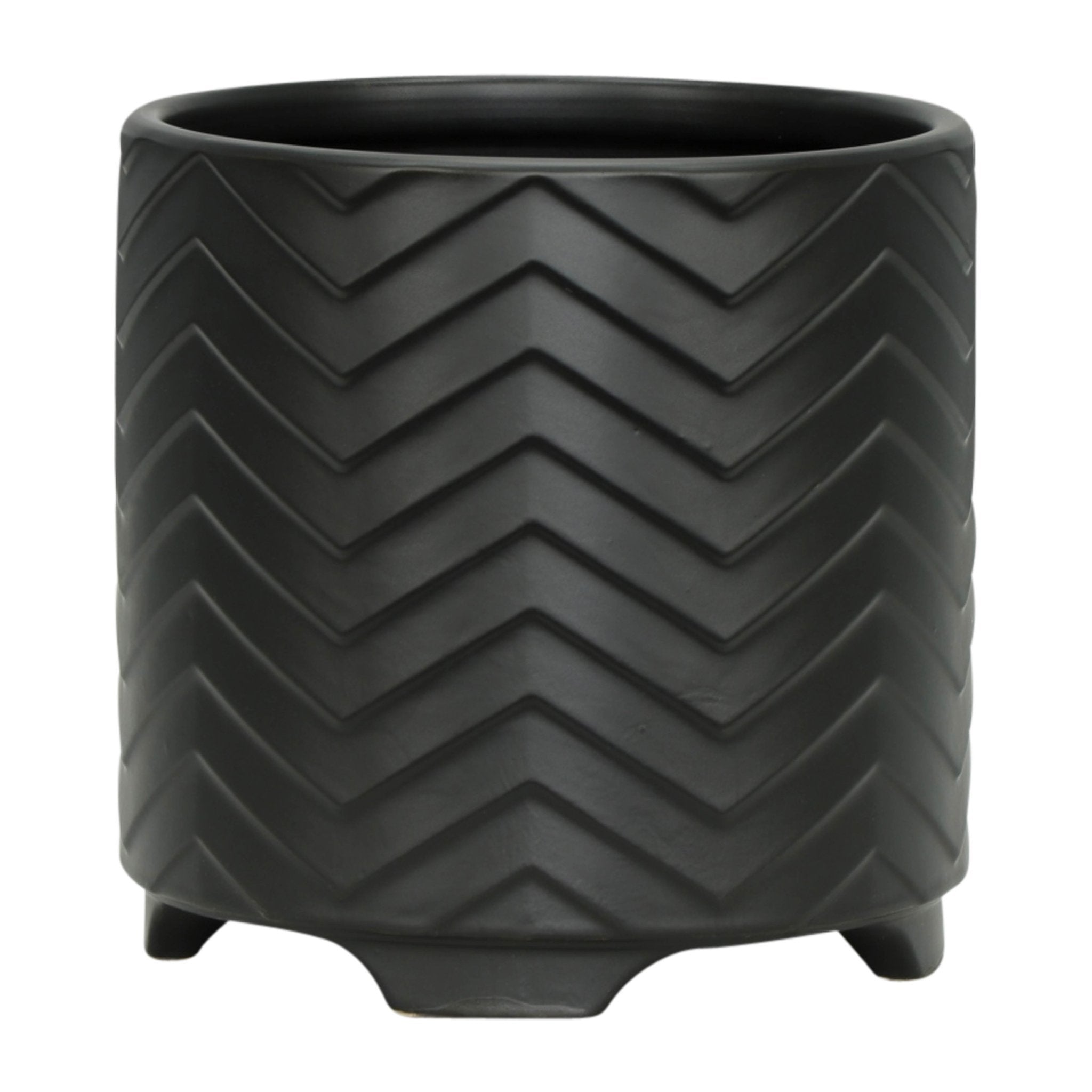 METAL 22"H CUT-OUT VASE, BLACK Outdoor Planters| Sagebrook Home
