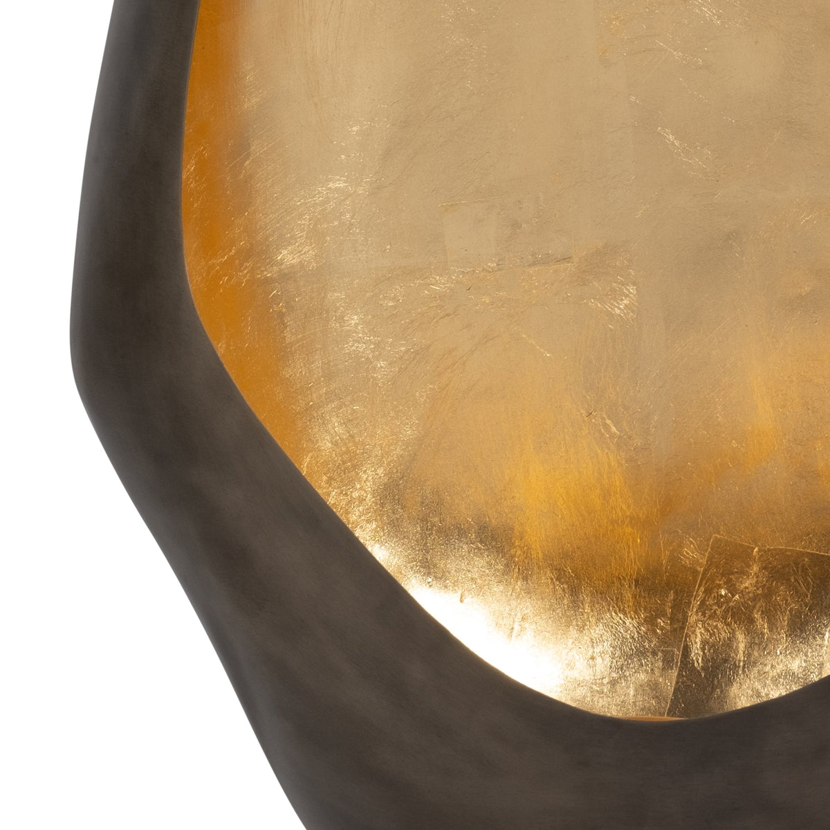METAL, 23" LEAF FLOOR VOTIVE HOLDER, GOLD Candle Holders| Sagebrook Home